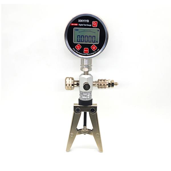 20Bar Handheld Pneumatic Air Pressure Gauge Calibration Pump Stainless Steel