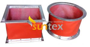 Quality Flexible Thermal Fireproof Material Pu Coated Fiberglass Fabric flexible duct connector for sale
