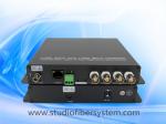 4 AHD video 1 RS485 1 ethernet to fiber converter for CCTV surveillance system