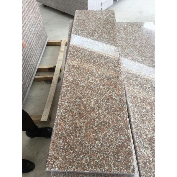Red Color G363 Granite Stair Treads Stair Step Polished / Flamed High Performance