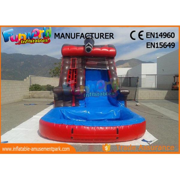 Giant Outdoor Inflatable Water Slides For Kindergarten / Hotel / School