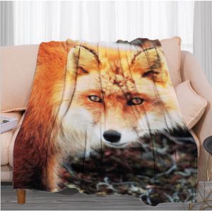 Hypoallergenic Fuzzy Flannel Plush Blanket 100% Polyester For Home