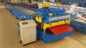 Quality Automatic Glazed Tile Roll Forming Equipment 1250 Width Step Tile Making Machine for sale
