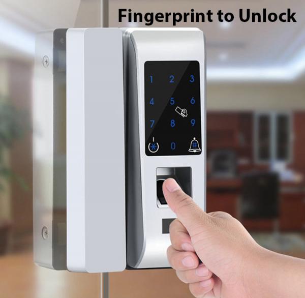 Password Finger Touch Door Lock , Keyless Fingerprint Scanner Door Lock