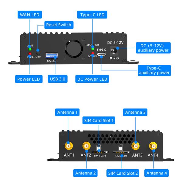 Wireless NGFF M.2 4G 5G Module To USB 3.0 Adapter Wifi Network Card For Desktop