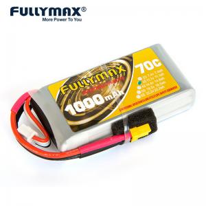 China 3s 1000mah Lipo Battery 11.1v 70c Fpv Drone Helicopter Rc Model Battery For Rc Car on sale