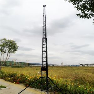 Hand Winch Manual 6M 4 Sections Telescopic Antenna Tower