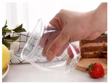 100% Biodegradable PLA Cups Eco Friendly Clear Milk Tea Jelly Cups With Lids