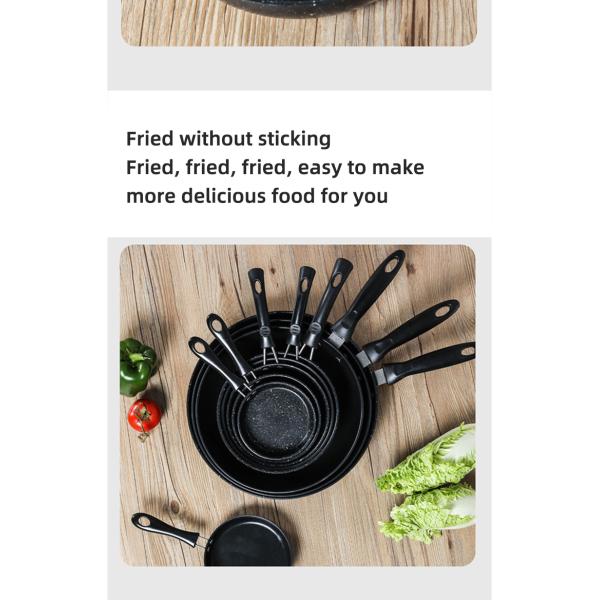 Full Size Induction Stovetop Frying Pan Non Stick With Bakelite Handle