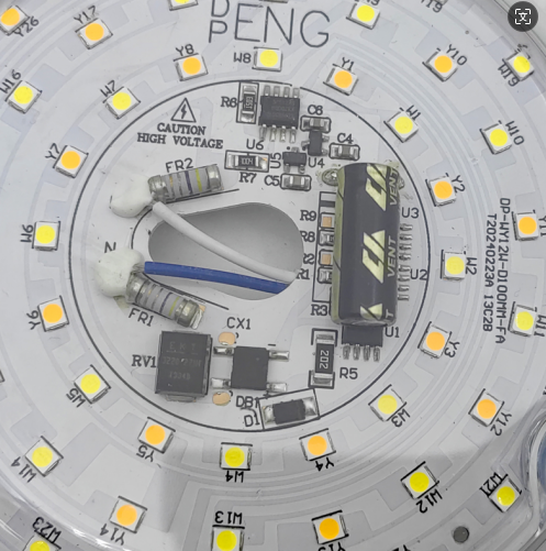 120V 15W Driverless Dia 100mm Led Module For Led Fan Light With ETL Certificate Ceiling Fan Led Light Replacement