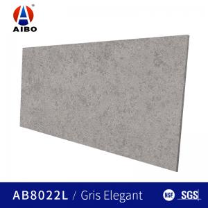 Quality Polished Grey 3200*1600MM Calacatta Quartz Stone For Fireplace Surround / Shower Stall for sale