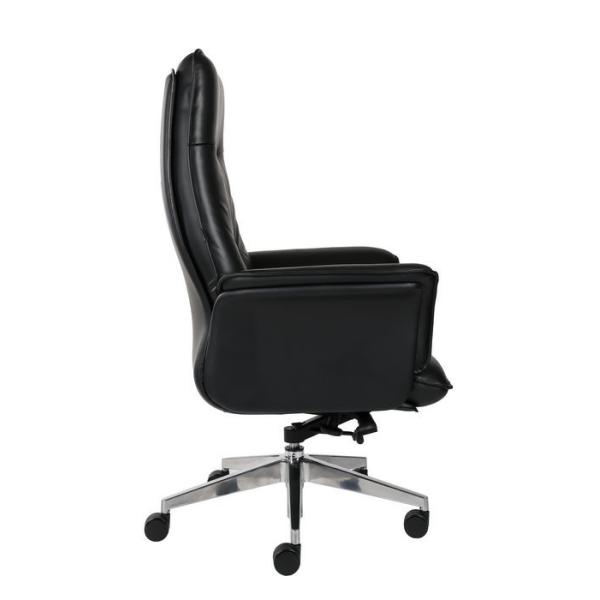 360 Degree Conjoined Armrest Leather Revolving Chair With Armrest