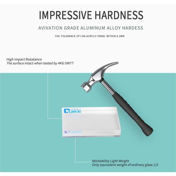 Food Grade Colored Customized Flat 1220x2440mm 4mm Cast Acrylic Sheet Display Box