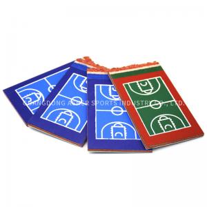 Quality Acrylic Outdoor Basketball Court Floor , All Color Type Sports Court Flooring for sale
