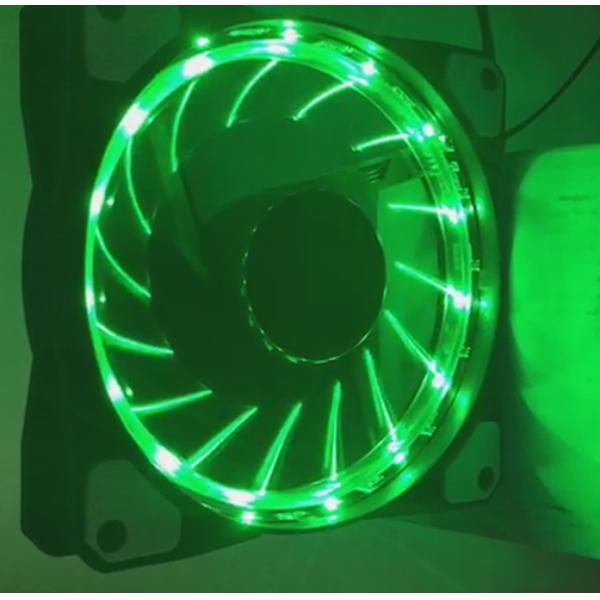 NEW design 12v 120*120*25mm Ring LED PC Case Fan