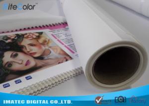 Quality Photographic Polyester Canvas Rolls 280gsm , Digital Printing Pure Polyester Fabric for sale
