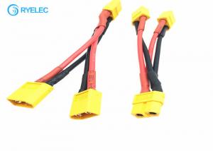 Quality DJI Phantom Quadcopter Battery Gimbal Parallel Cable XT60 Connector 1 Female To 2 Male for sale