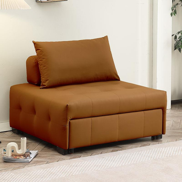Modern Minimalist Single Sofa Bed For Bedroom And Study Room