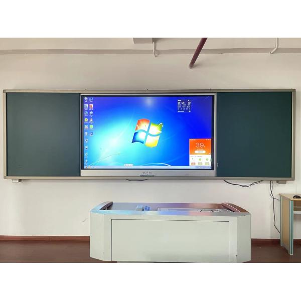 86 98 Inch 1+2 Android OPS PC Optional Ram And Rom Interactive Intelligent Blackboard For School Education Office Training with Zoom Teams Meeting