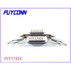 Quality DDK 36 Pin Female Centronic Solder IEEE 1284 Connector With Bail Clip Certified UL for sale