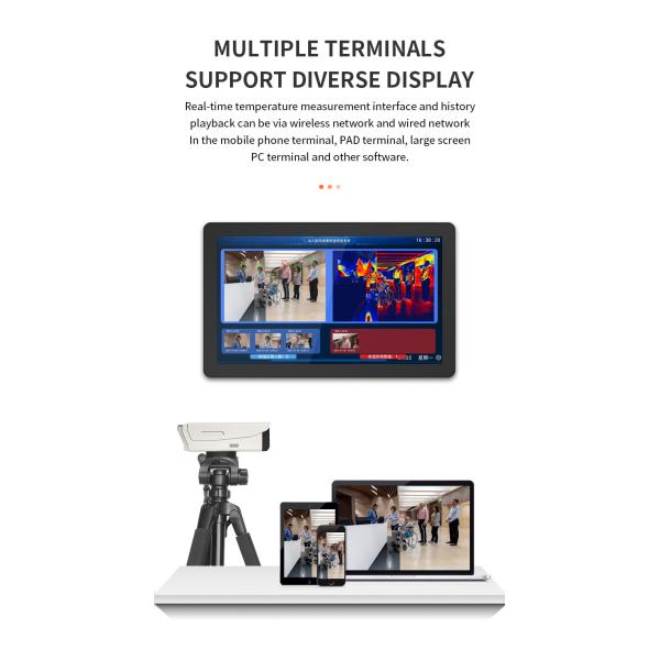 Airport 1.5m Body Temperature Measurement Camera System