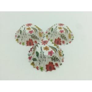 Buy cheap Romantic Rose Colored Paper Cupcake Liners Greaseproof Food Grade Tray from wholesalers