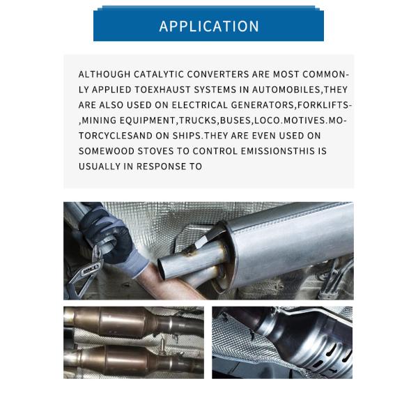 CE Auto Catalytic Converter for Audi A6l 2.0t 2004 2011 Euro I II III OBD IV V Steel 409