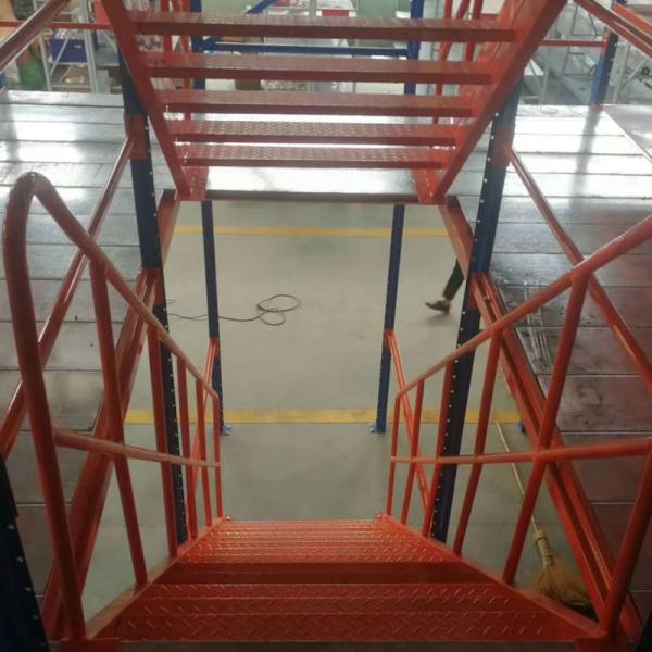 Steel Mezzanine Rack in industrial setting