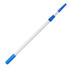 Quality Plastic Head Sliver Aluminum Telescopic Window Cleaning Pole for sale