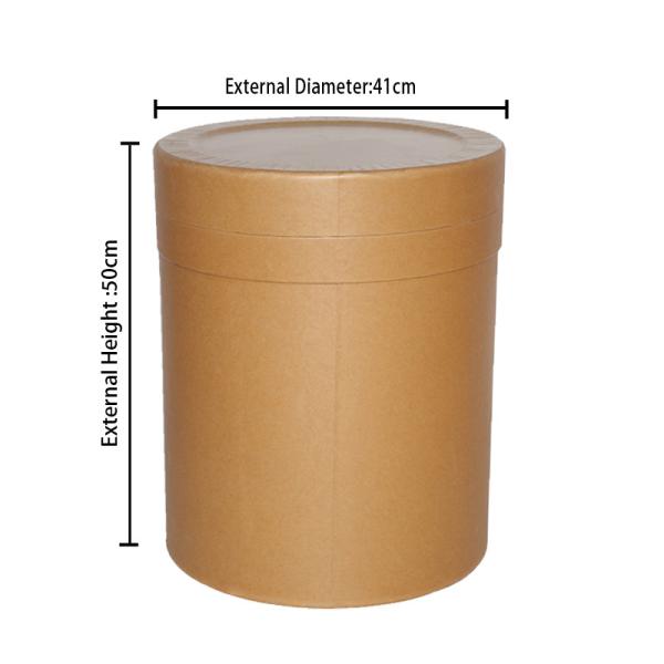 Round 41cm Bulk Fiber Drums 50cm Cardboard Drum Barrel