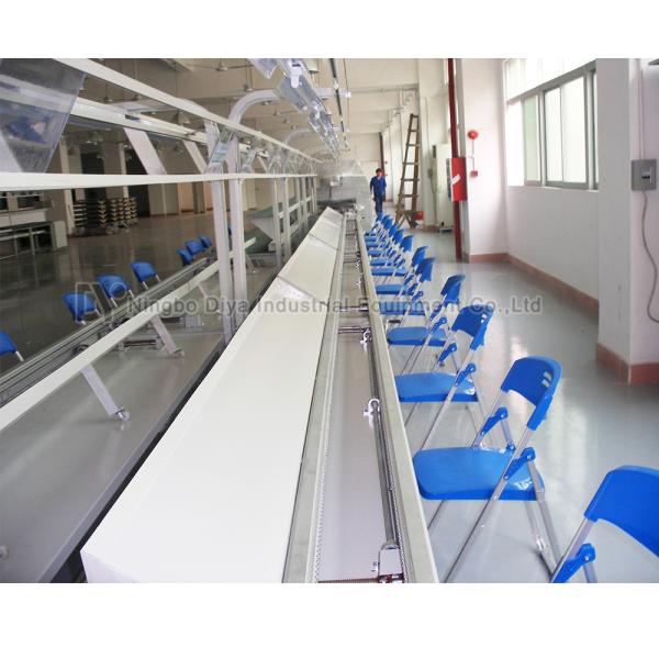Metal Edge LED Light Assembly Line , Mobile Phone Assembly Line With PVC Belt Conveyor