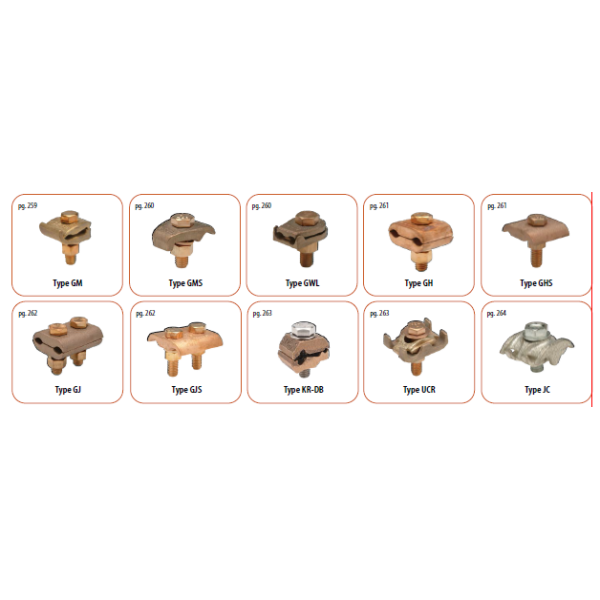 Universal Copper & Aluminum Parallel Groove Clamp | Electrical Cable Connector Clamps