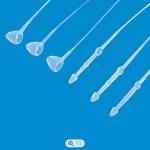Name Loop Lock Tag Pin Fasteners , Transparent Plastic Security Loop