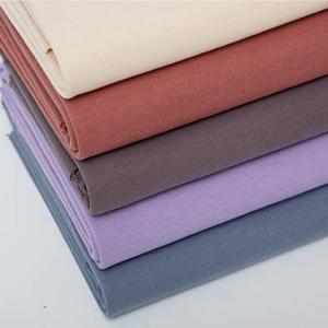 Quality Knitted 250gsm Terry Pure Color 100% Cotton Sweater Fabric for sale