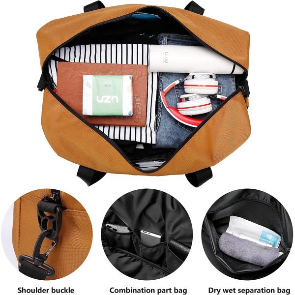Large capacity Gym Waterproof Duffel custom Travel Bag With Shoes Compartment Overnight