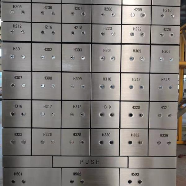 Stainless Steel Vault Bank Safe Locker 3 '' X 5'' 10mm Thickness