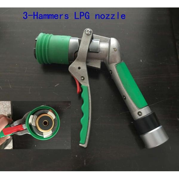 on sales Italian type three hammer LPG nozzle for LPG dispenser