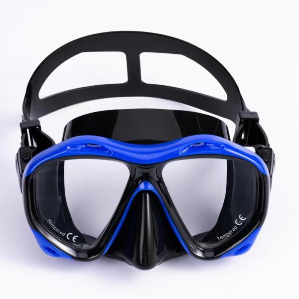 Lightweight Spearfishing Scuba Diving Mask Goggles Black Silicone