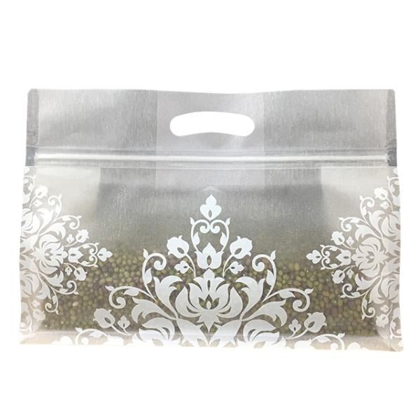 Customized Print Flat Bottom Pouch Food Grade Plastic Pouches Zip Lock Food Packaging Bag