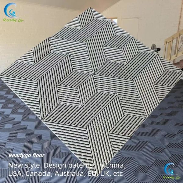 Garage Floor Tiles Modular Flooring Design Weight Capacity 30 Tons Each Sqm