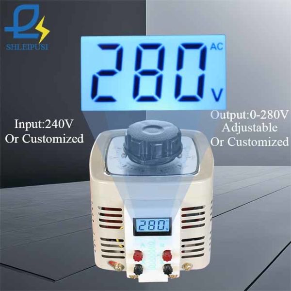 Motor Test Variable Transformer For Voltage Test 500VA Low Voltage Variac