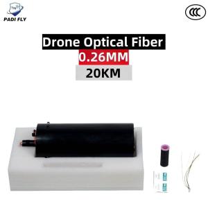 Portable 0.26mm 20km Drone Optical Fiber for Sky to Ground Fiber Module Fpv