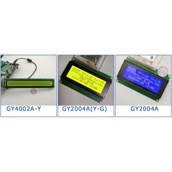 Voltage Supply 5V STN Blue Yellow-Green LCD Screen Module I2C/IIC 4pin PCB 2004 LCD Screen 16x2 Character LCD Display 20x4