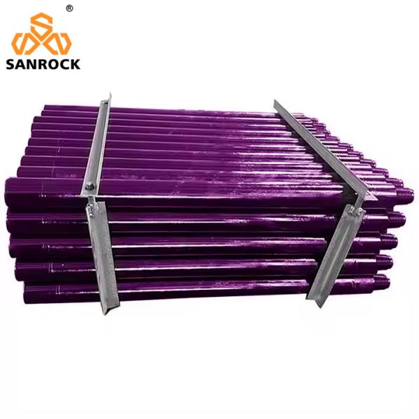 API Thread Drill Rod Nitriding Treatment DTH Drilling Pipe 76mm 3m Mining Drilling Rod