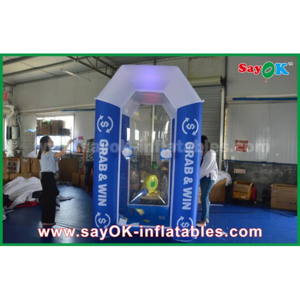 LED light Money Graber Machine For Promotion / Advertising / Amusement