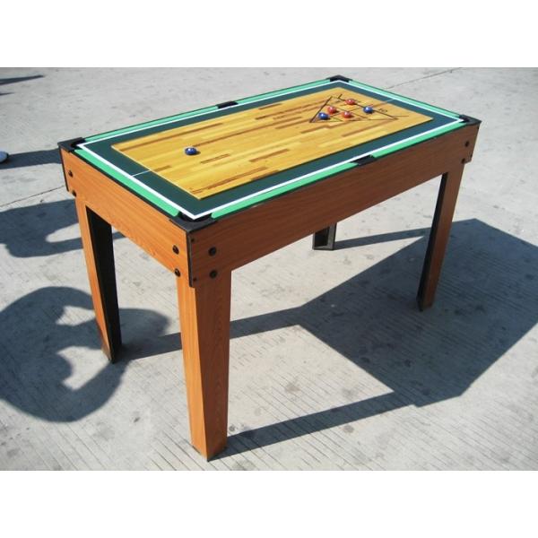 Popular 10 In 1 Multi Game Table Wood Grain Color With Different Game Toy