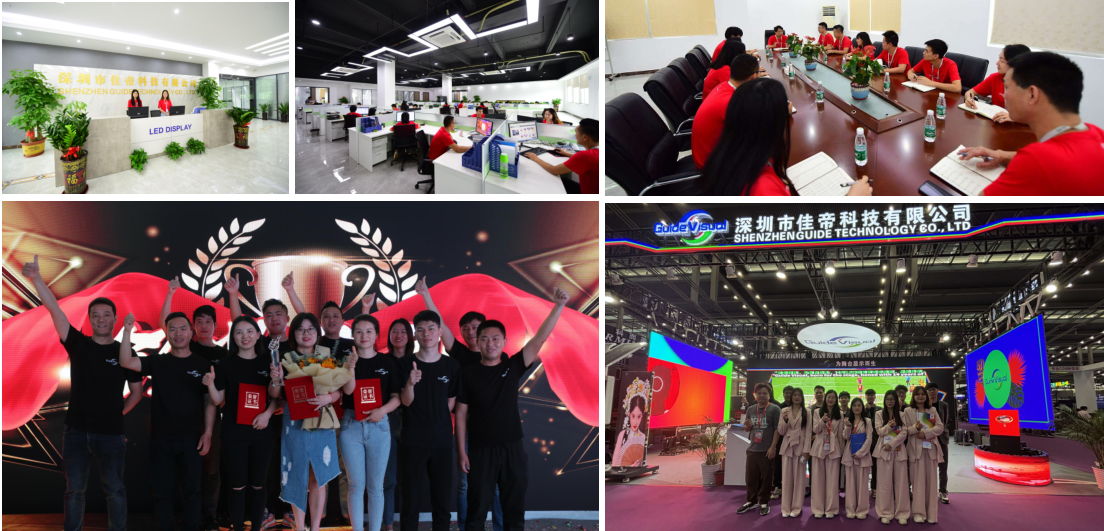 Guide Visual G10 Outdoor Digital Display Board LED Advertising Screen Custom Size