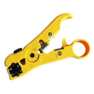 Quality Coax Cable Stripper RG6 RG59 RG7 RG11 Rotary 2 Blades for sale