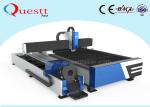 Automatic Fabric Cutting Machine With X Y Axis Table , Servo Motor Metal Laser
