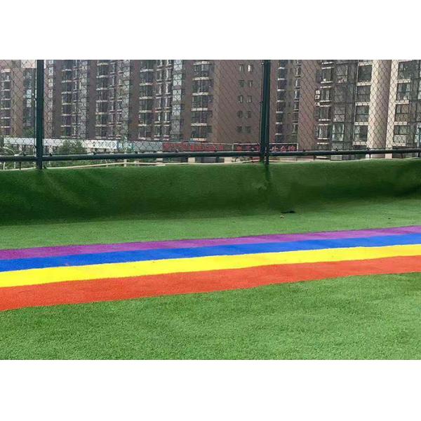 Wear Resistant 140 Stitches / M S Shape Blades Rooftop Artificial Turf